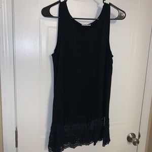 Oddy sz 1xl black tank lace extender Guc